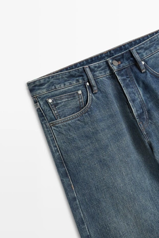 Джинсы stonewash с отделкой selvedge- Заказать в России