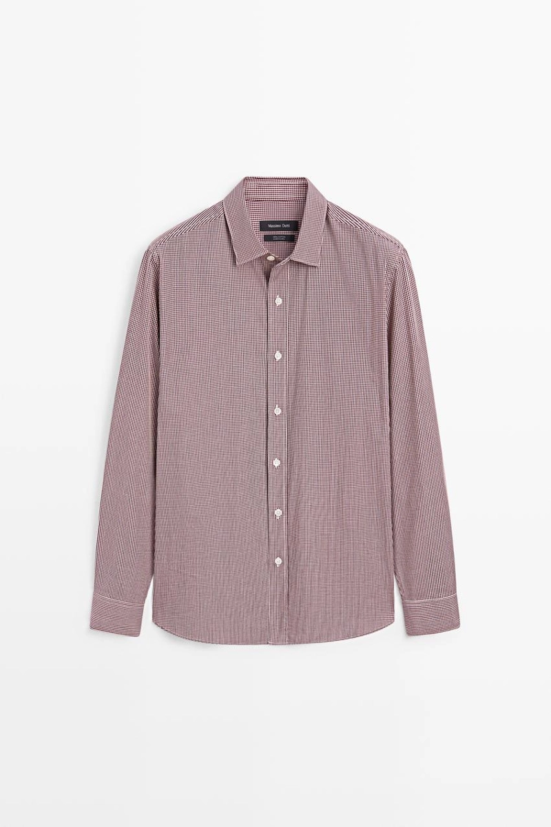 Рубашка в клетку regular fit
