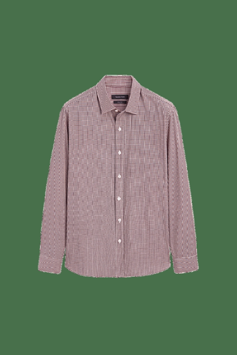 Рубашка в клетку regular fit