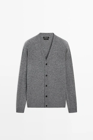 Кардиган на пуговицах из 100% шерсти- Заказать в России