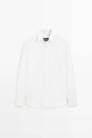 Рубашка regular fit из 100% хлопка oxford- Заказать в России