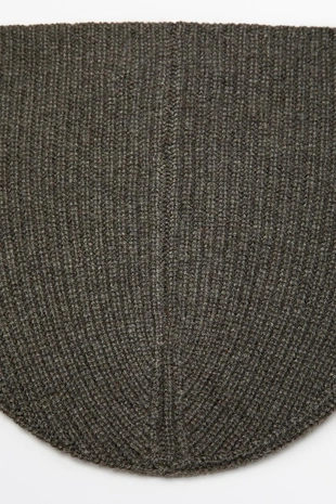 DARK KHAKI | 4613/908/507 - Massimo Dutti Шерстяная шапка из 100% кашемира