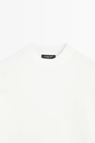 Футболка с длинным рукавом и круглым вырезом massimo dutti- Заказать в России