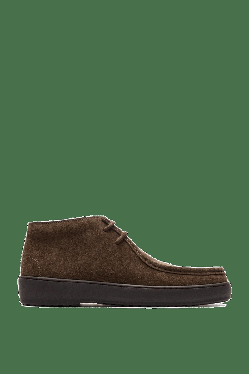 Ботинки из замшевой кожи massimo dutti