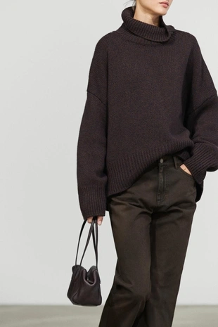 Chocolate | 5027/727/717 - Massimo Dutti Брюки кик-флэр