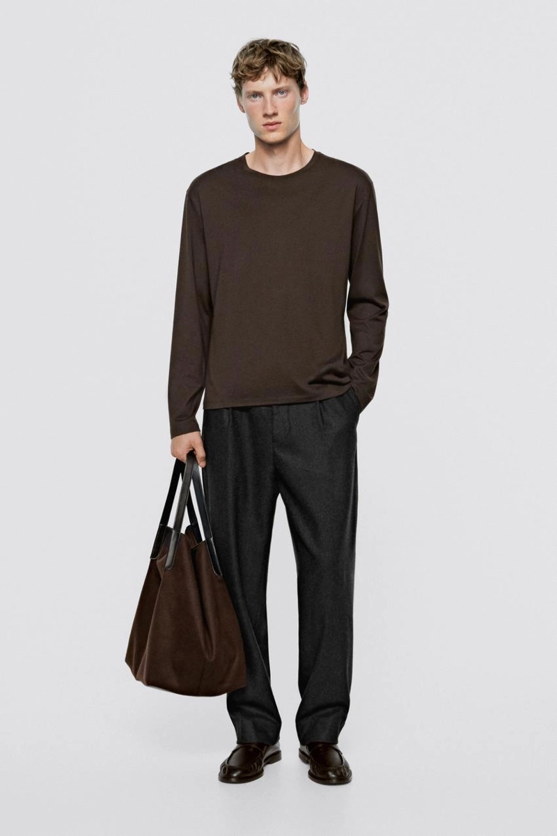 Футболка с длинным рукавом из 100% хлопка - ограниченная серия