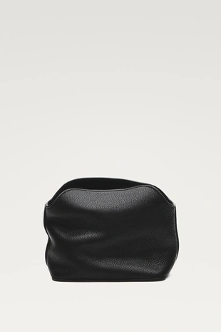 BLACK | 4656/646/800 - Massimo Dutti Мини-сумка из кожи наппа