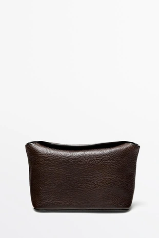 Купить Massimo Dutti Мини сумка из кожи наппа