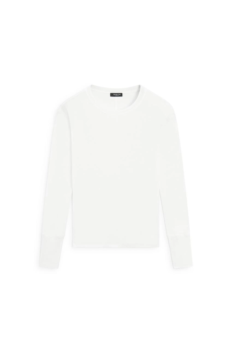 Футболка с длинными рукавами и деталями манжет от massimo dutti