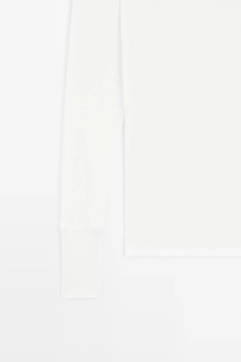 Футболка с длинными рукавами и деталями манжет от massimo dutti