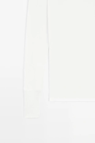 Футболка с длинными рукавами и деталями манжет от massimo dutti- Заказать в России