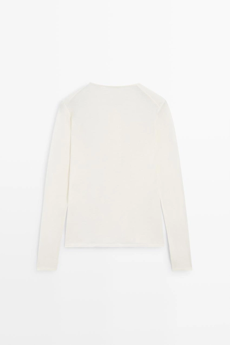 Футболка с длинным рукавом henley из 100% хлопка с утеплёнными плечами