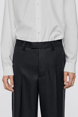 Брюки костюмные из шерстяного микса - ограниченная серия- Заказать в России