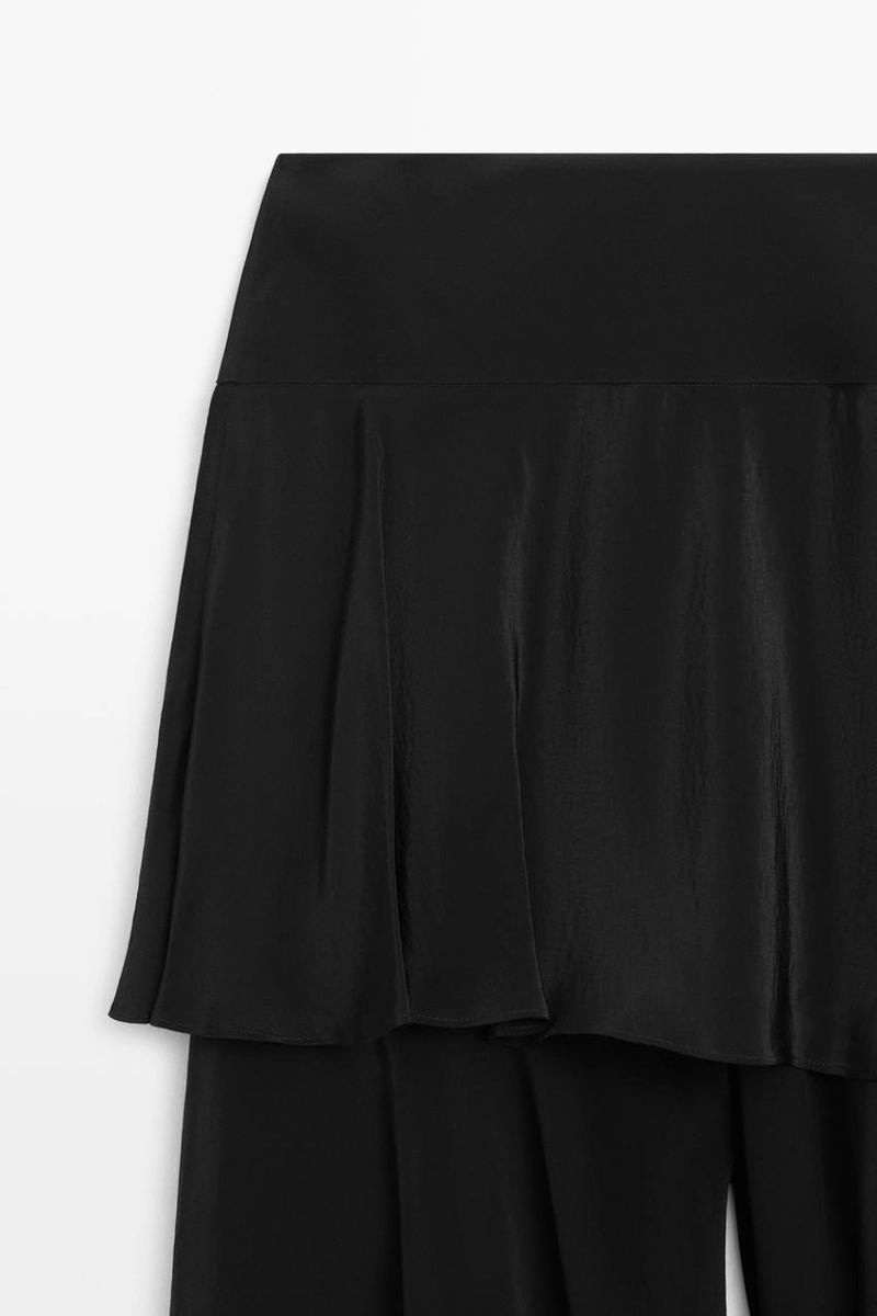 Платье-шорты с воланами