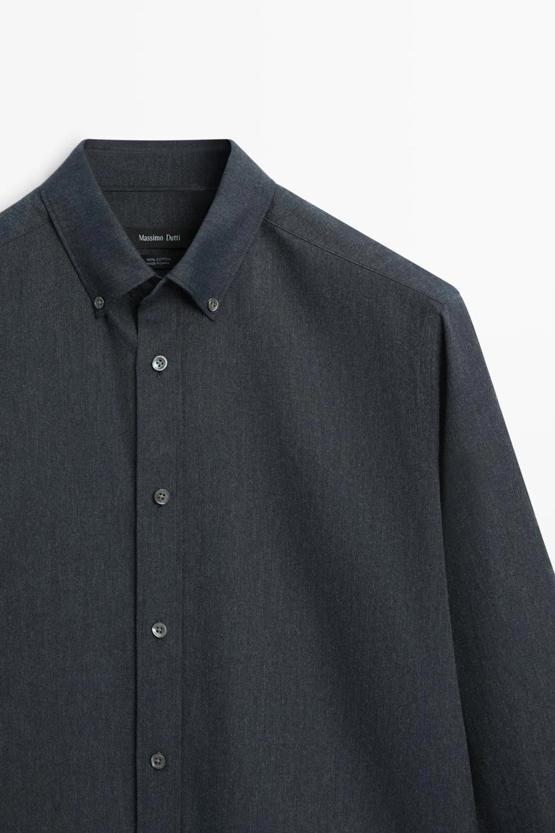 Рубашка regular fit oxford из 100% хлопка
