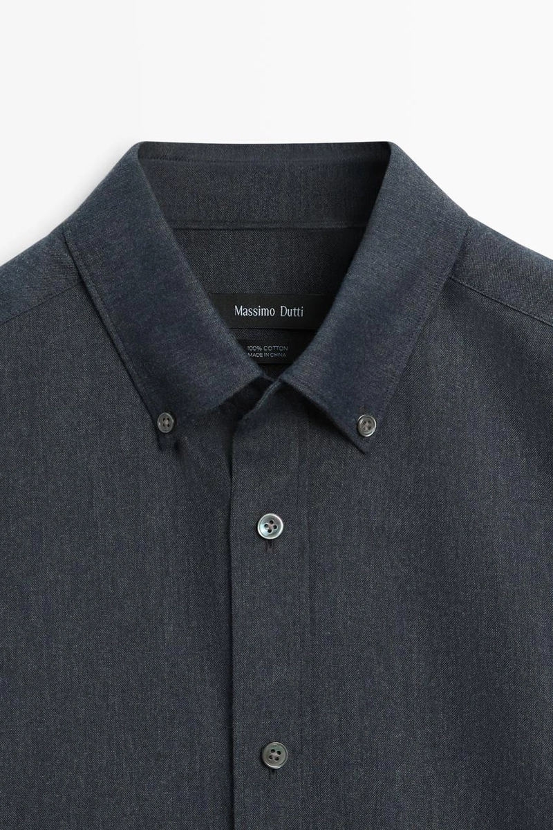 Рубашка regular fit oxford из 100% хлопка