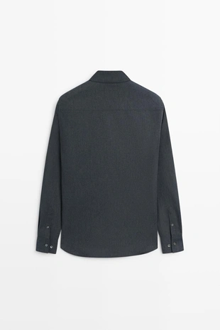 Рубашка regular fit oxford из 100% хлопка- Заказать в России