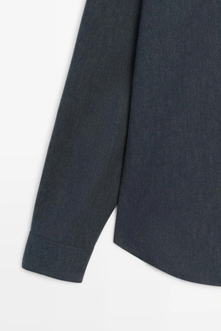 Рубашка regular fit oxford из 100% хлопка- Заказать в России