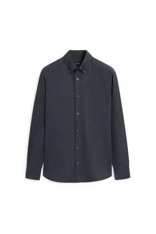 Рубашка regular fit oxford из 100% хлопка- Заказать в России
