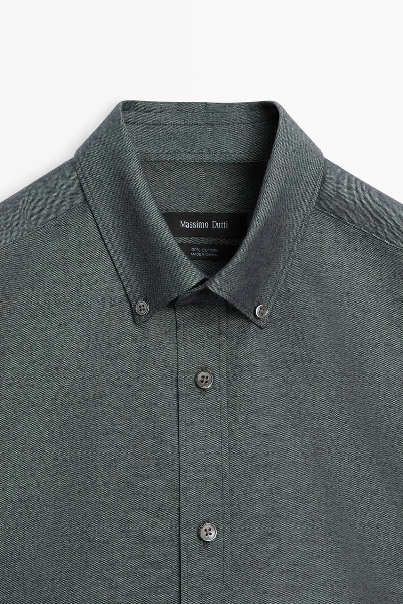 Рубашка regular fit oxford из 100% хлопка