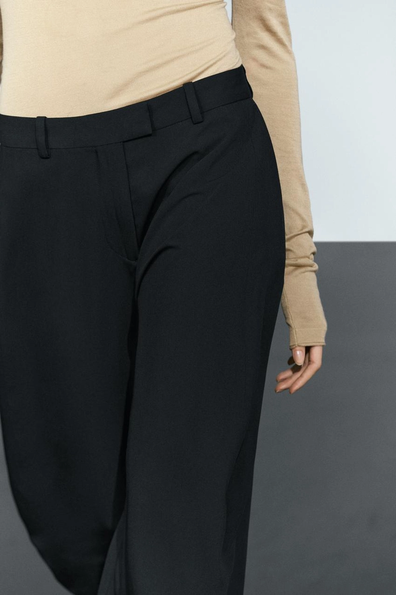 Брюки barrel fit