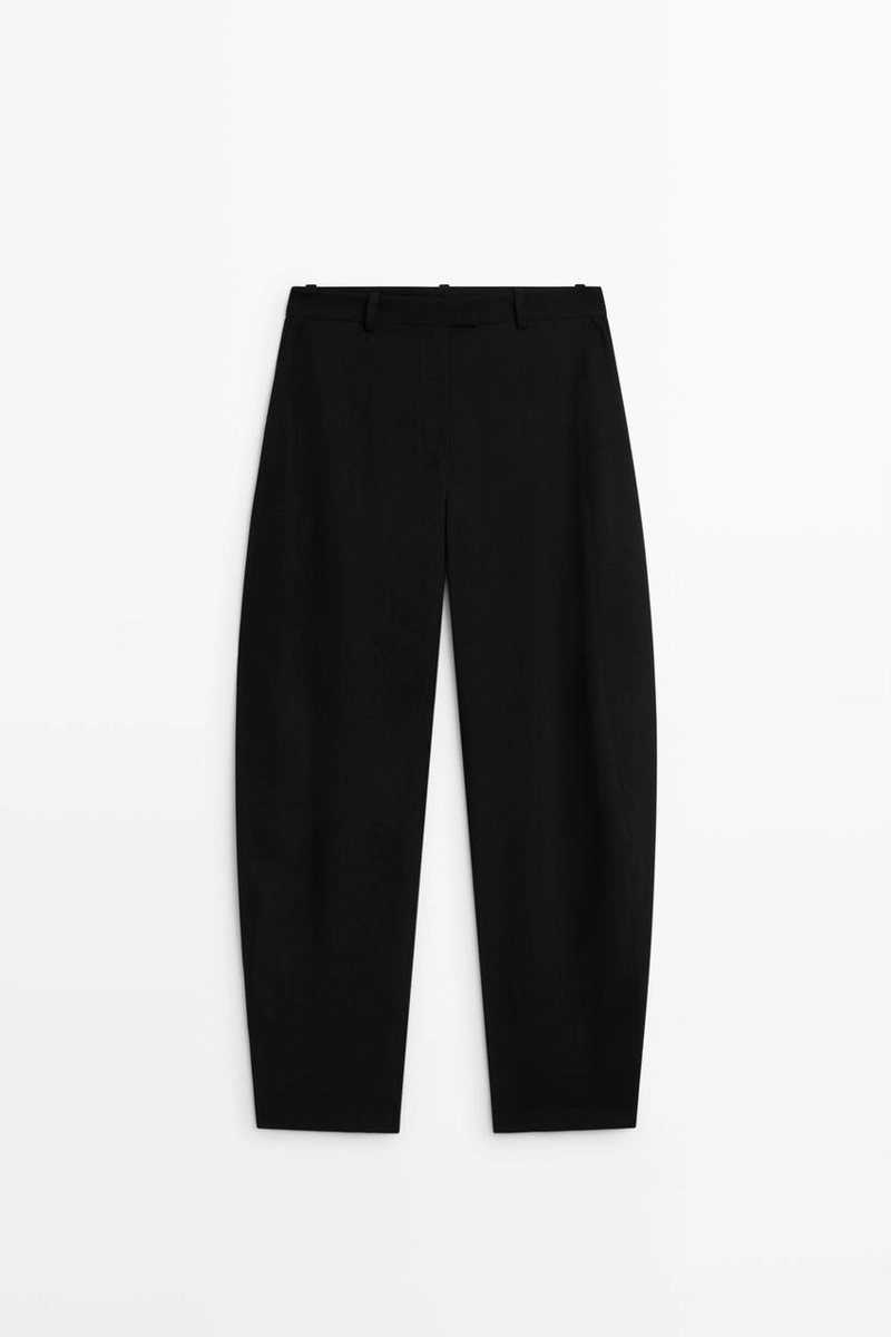Брюки barrel fit